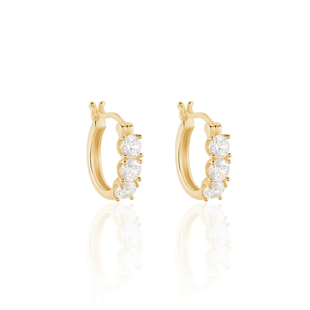 Histoire D'Or Boucles D'oreilles Pendantes Jacotte Plaqué Or Oxyde De Zirconium 1 Histoire D'Or Boucles D'oreilles Pendantes Jacotte Plaqué Or Oxyde De Zirconium