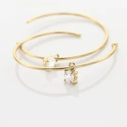 Histoire D'Or Créoles Severinus Plaque Or Jaune Oxyde -Boucles d'oreilles pendantes Soldes Boutique FQOFJZW525 view2