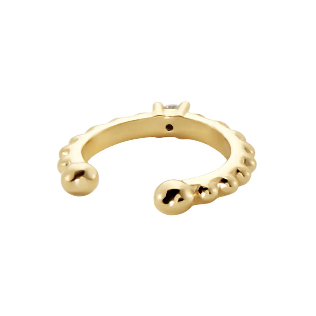 Histoire D'Or Bague D'oreille Unitaire Grishilde Plaqué Or Oxyde De Zirconium 2 Histoire D'Or Bague D'oreille Unitaire Grishilde Plaqué Or Oxyde De Zirconium – Image 2