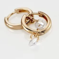 Histoire D'Or Créoles Plaqué Or Pauw Pampilles Oxydes De Zirconium 5 Histoire D'Or Créoles Plaqué Or Pauw Pampilles Oxydes De Zirconium -Boucles d'oreilles pendantes Soldes Boutique FQOFJZW547 view2