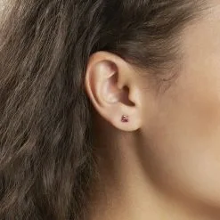 Histoire D'Or Boucle D'oreille Puce Unitaire Plaqué Or Jaune Juhana Oxydes -Boucles d'oreilles pendantes Soldes Boutique FQOFJZW574 model0