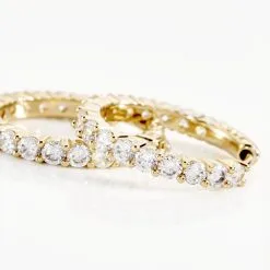 Histoire D'Or Créoles Zoelia Plaqué Or Jaune Oxyde De Zirconium 6 Histoire D'Or Créoles Zoelia Plaqué Or Jaune Oxyde De Zirconium -Boucles d'oreilles pendantes Soldes Boutique FQOFJZW581 view2