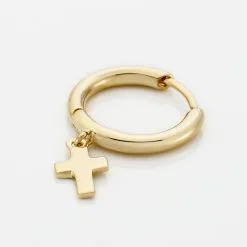 Histoire D'Or Créole Unitaire Dorian Plaqué Or Doré -Boucles d'oreilles pendantes Soldes Boutique FQOHJW0003 view2