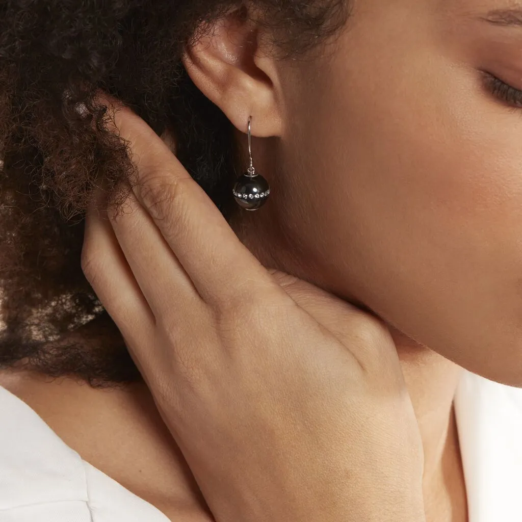 Histoire D'Or Boucles D'oreilles Pendantes Nina Cera Argent Strass Et Céramique 4 Histoire D'Or Boucles D'oreilles Pendantes Nina Cera Argent Strass Et Céramique – Image 4