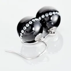 Histoire D'Or Boucles D'oreilles Pendantes Nina Cera Argent Strass Et Céramique 7 Histoire D'Or Boucles D'oreilles Pendantes Nina Cera Argent Strass Et Céramique -Boucles d'oreilles pendantes Soldes Boutique MAOFBXN039 view2